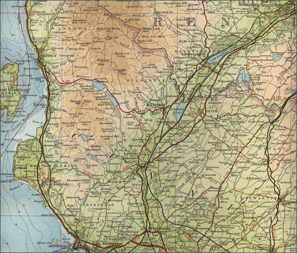 Ayrshire North - Fishing Map