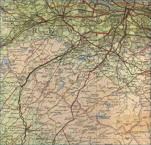 Map - Trout Fishing Glasgow South
