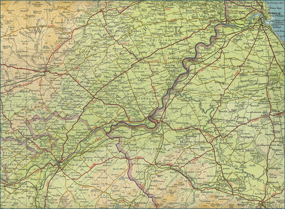 Lower River Tweed Map