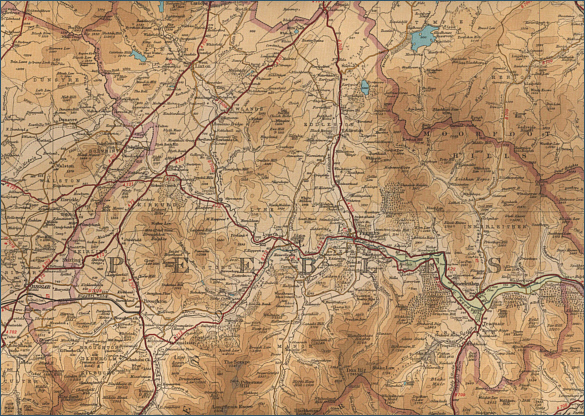 Upper River Tweed Map