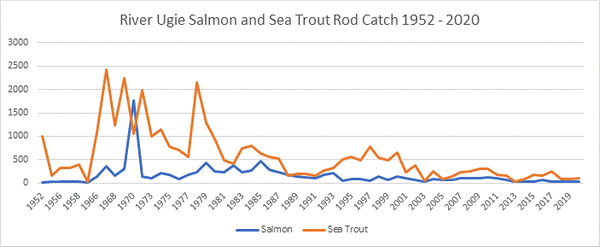 River Ugie salmon catch