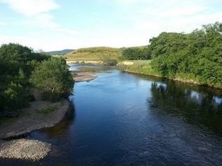 Salmon fishing in central Scotland