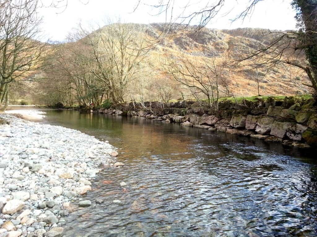 Cumbrian Esk Sea Trout Pool near Muncaster Head Farm