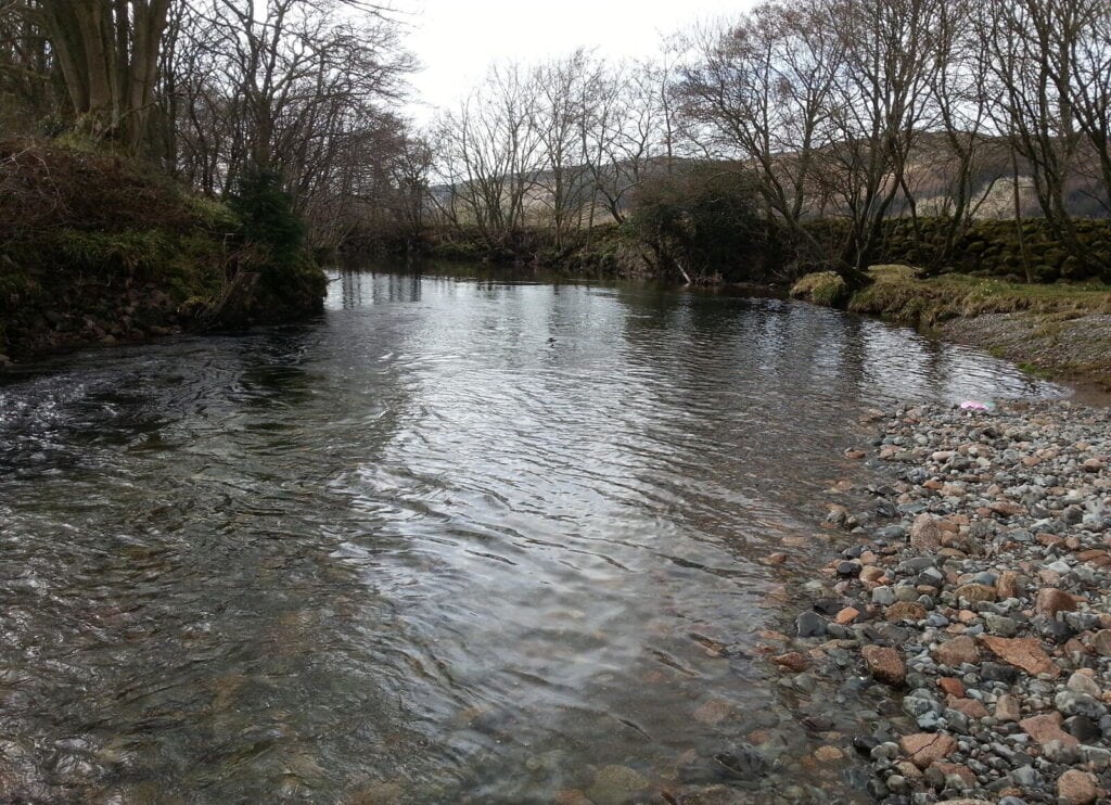 Cumbrian Esk fishing, Black Dub