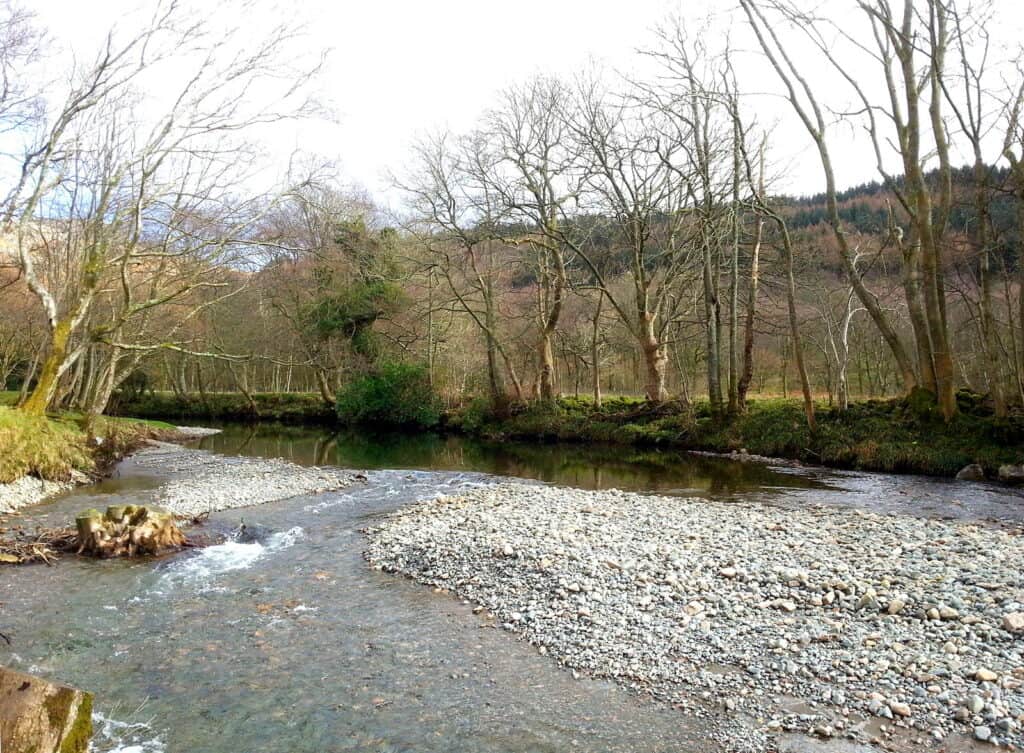 View from below Hazel Dub, Cumbrian Esk