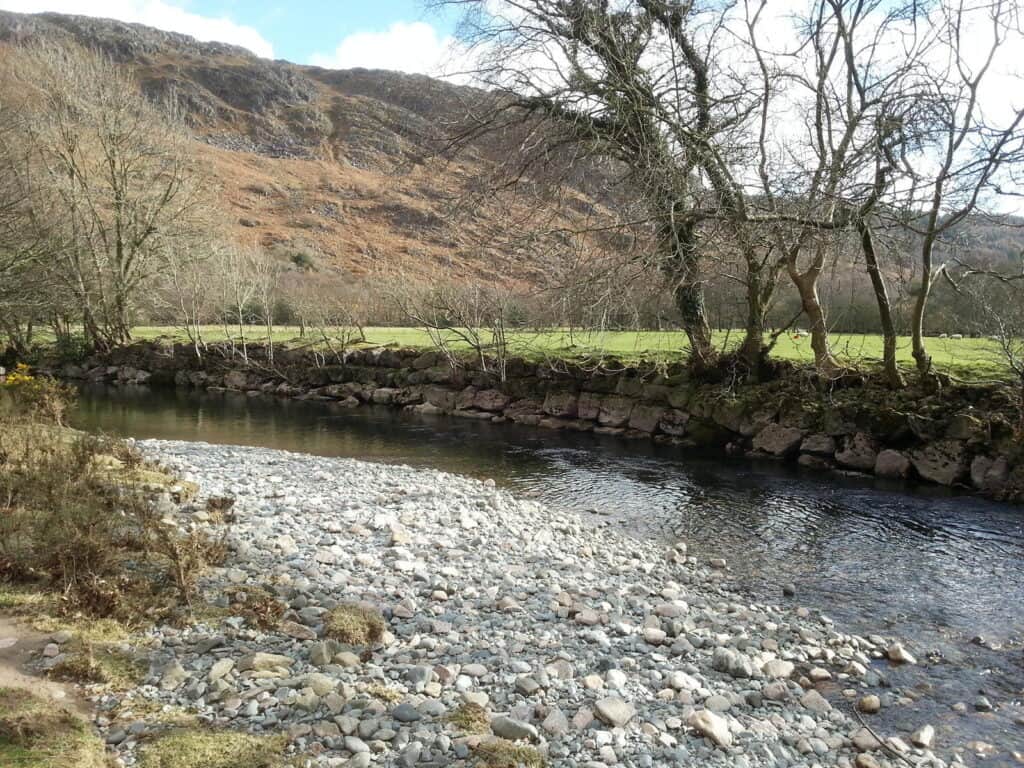 Cumbrian Esk near Eskdale Green