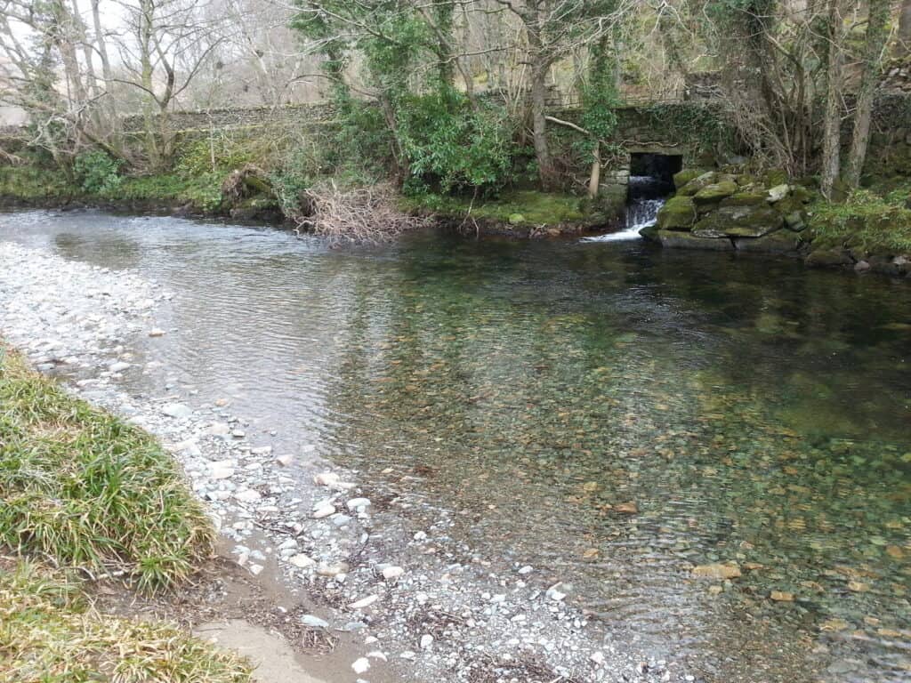 Top end of Fisher Beck pool