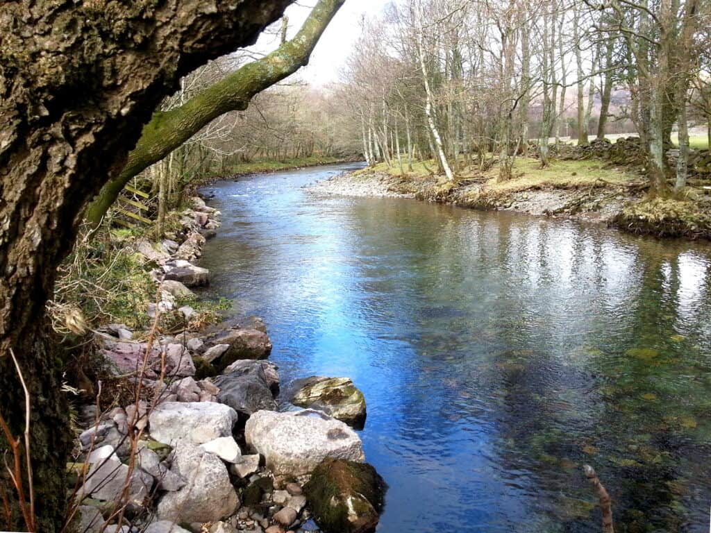 Nice stream below Lord's Bridge, Cumbrian Esk