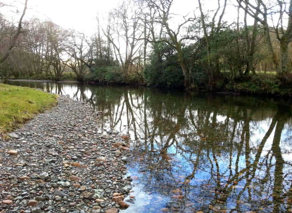 Knott End Dub sea trout pool, Cumbrian Esk