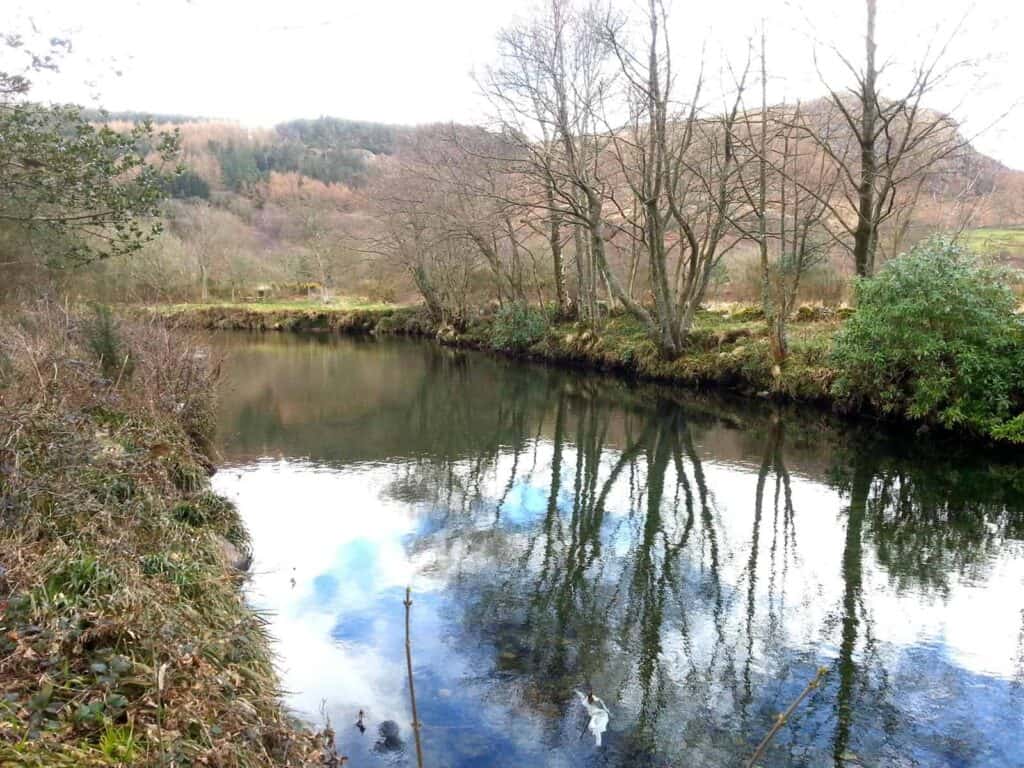 View upstream over Hazel Dub, Cumbrian Esk