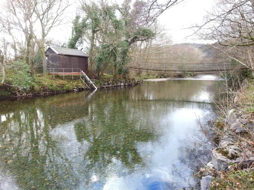 Stocks Bridge, tail of Hazel Dub, Cumbrian Esk