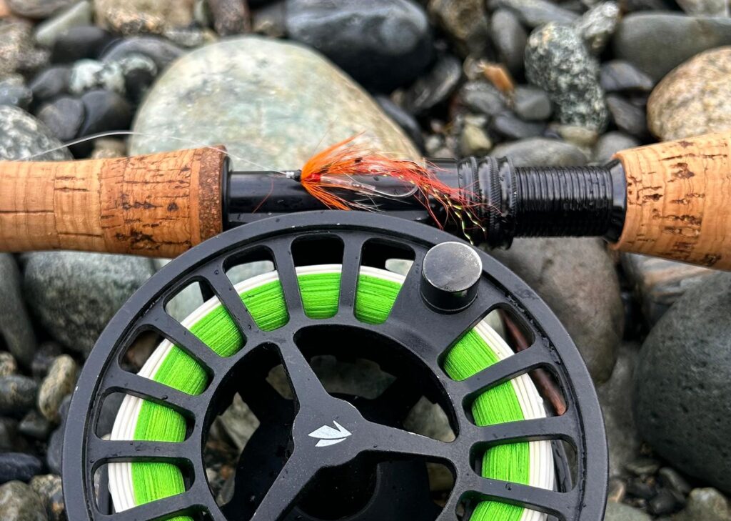 Ally's Shrimp Needle Tube Fly for Chum Salmon