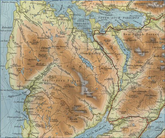 River Applecross Fishing Map