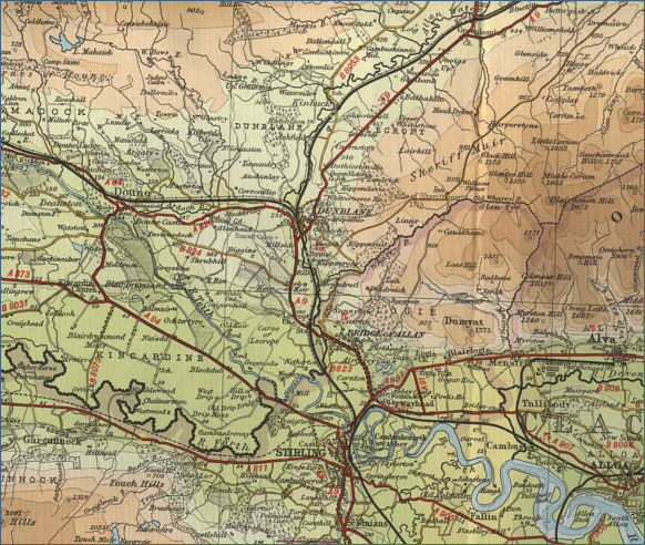 River Allan Map