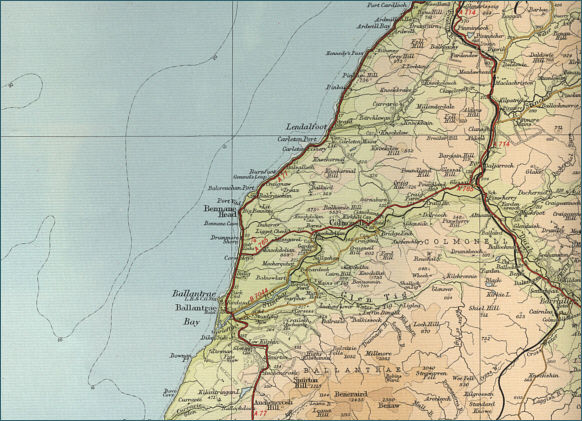 Lower River Stinchar Map