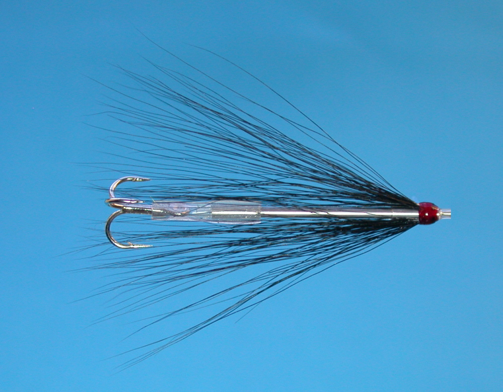6 Owner Narrow Eye Salmon Tube Fly Double Hooks SDN-31BC 3 Size Options
